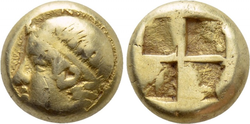 IONIA. Phokaia. EL Hekte (Circa 478-387 BC). 

Obv: Ram standing right, scratc...