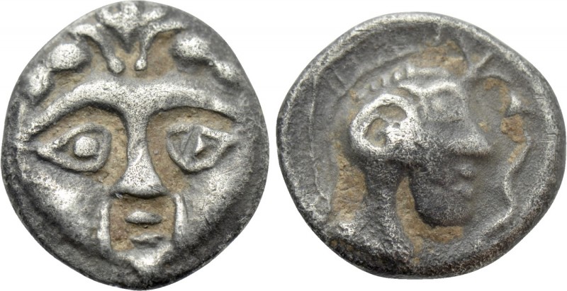 PISIDIA. Selge. Obol (Circa 350-300 BC). Contemporary imitation. 

Obv: Facing...