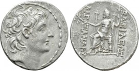 SELEUKID KINGDOM. Alexander II Zabinas (128-122 BC). Teradrachm. Antioch on the Orontes.