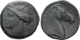 CARTHAGE. Ae Shekel(?) (Circa 300-264 BC). Mint on Sardinia.