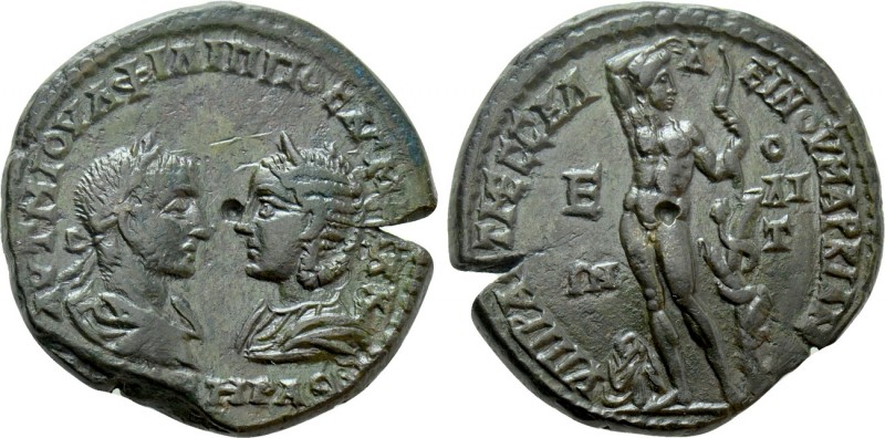 MOESIA INFERIOR. Marcianopolis. Philip I 'the Arab', with Otacilia Severa (244-2...