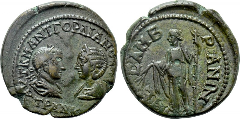 THRACE. Mesembria. Gordian III with Tranquillina (238-244). Ae. 

Obv: AVT K M...