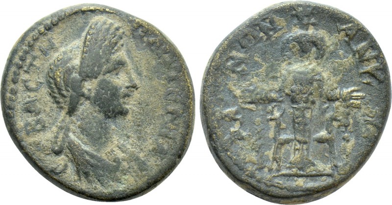 PHRYGIA. Ancyra. Plotina (Augusta, 105-123). Ae. Loukios, archon for the third t...