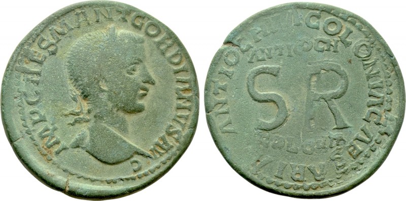 PISIDIA. Antioch. Gordian III (238-244). Ae. 

Obv: IMP CAES M ANT GORDIANVS A...