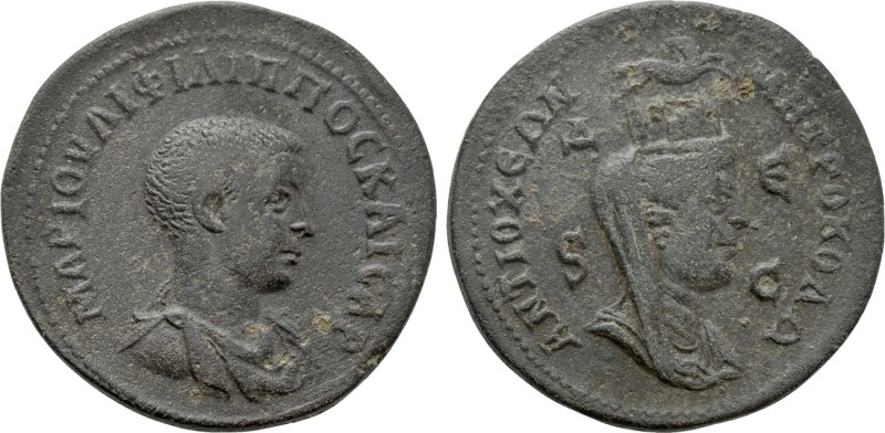 SELEUCIS & PIERIA. Antioch. Philip II (As Caesar, 244-247). Ae. 

Obv: MAP IOV...