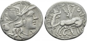 S. POMPEIUS FAUSTULUS. Denarius (137 BC). Rome.