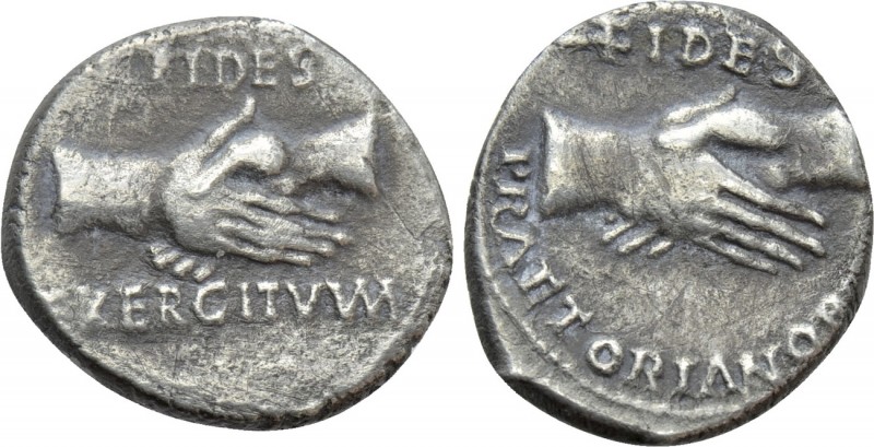 CIVIL WAR (68-69). Denarius. Uncertain mint, possibly in Southern Gaul.

Obv: ...