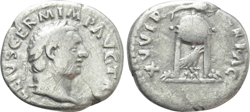 VITELLIUS (69). Denarius. Rome. 

Obv: A VITELLIVS GERM IMP AVG TR P. 
Laurea...