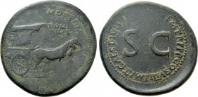 TITUS (79-81). Sestertius. Rome.
