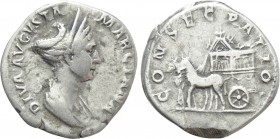 DIVA MARCIANA (Died 112/4). Denarius. Rome. Struck under Trajan.