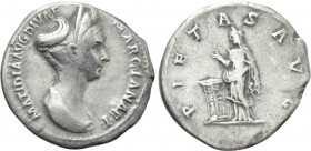MATIDIA (Augusta, 112-119). Denarius. Rome.