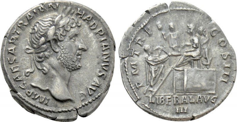 HADRIAN (117-138). Denarius. Rome. 

Obv: IMP CAESAR TRAIAN HADRIANVS AVG. 
L...