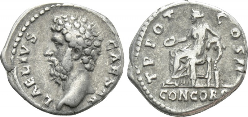 AELIUS (Caesar, 136-138). Denarius. Rome.

Obv: L AELIVS CAESAR.
Bare head le...
