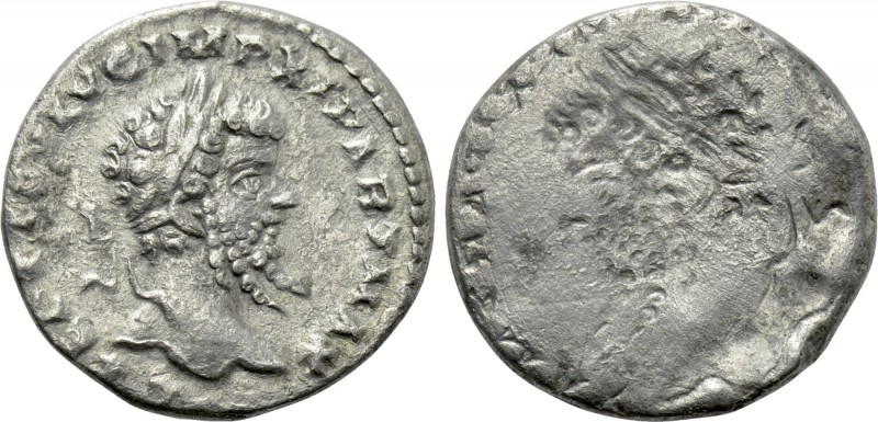 SEPTIMIUS SEVERUS (193-211). Denarius. Emesa. Obverse brockage. 

Obv: L SEPT ...