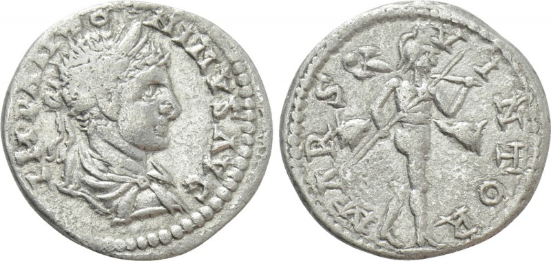 CARACALLA (193-217). Denarius. Contemporary eastern imitation. 

Obv: IMP ANTO...