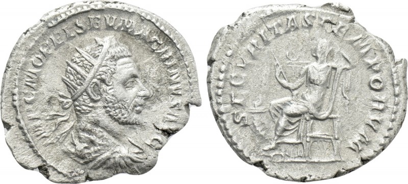 MACRINUS (217-218). Antoninianus. Rome. 

Obv: IMP C M OPEL SEV MACRINVS AVG. ...