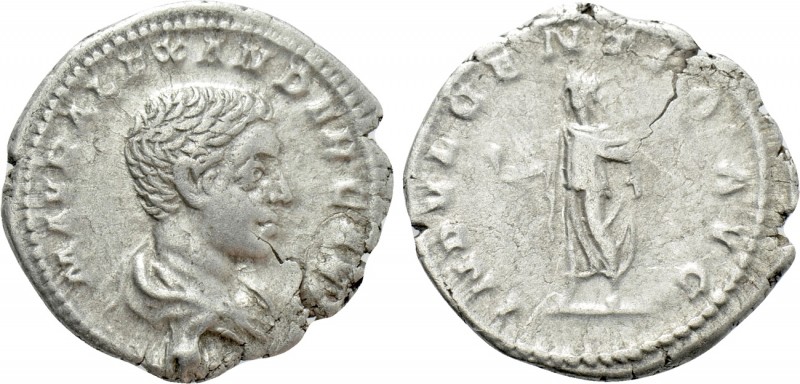 SEVERUS ALEXANDER (Caesar, 222). Denarius. Rome. 

Obv: M AVR ALEXANDER CAES. ...