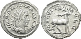 PHILIP I 'THE ARAB' (244-249). Antoninianus. Rome. Saecular Games issue.
