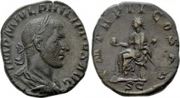 PHILIP I 'THE ARAB' (244–249). Sestertius. Rome.