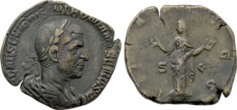 TREBONIANUS GALLUS (252-253). Sestertius. Rome. 

Obv: IMP CAES C VIBIVS TREBO...