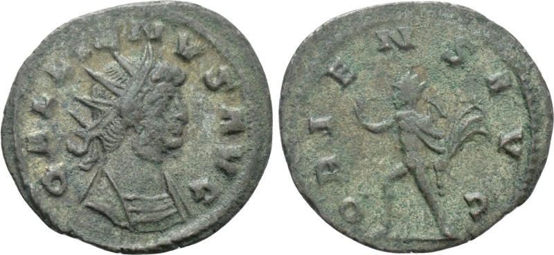 GALLIENUS (253-268). Antoninianus. Rome. 

Obv: GALLIENVS AVG. 
Radiate and c...