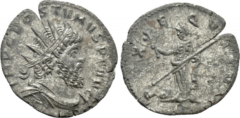 POSTUMUS (260-269). Antoninianus. Milan. 

Obv: IMP C POSTVMVS P F AVG. 
Radi...