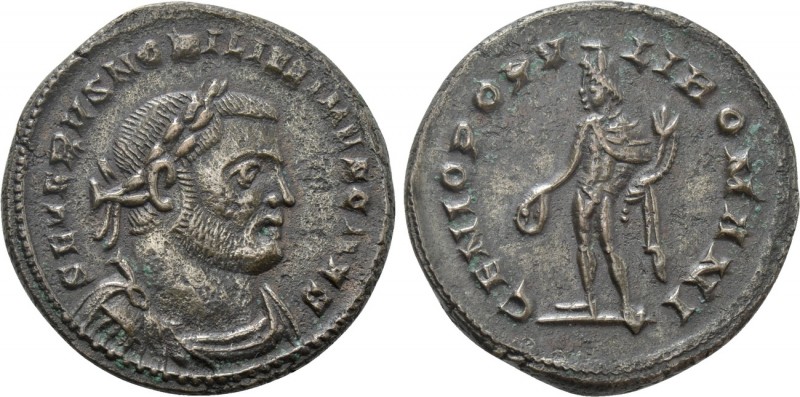 SEVERUS II (Caesar, 305-306). Ae. Londinium. 

Obv: SEVERVS NOBILISSIMVS CAES....