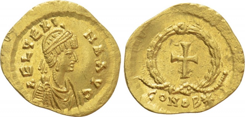 AELIA VERINA. Wife of Leo I (457-484). GOLD Tremissis. Constantinople.

Obv: A...