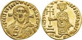 JUSTINIAN II (First reign, 685-695). GOLD Solidus. Constantinoples.