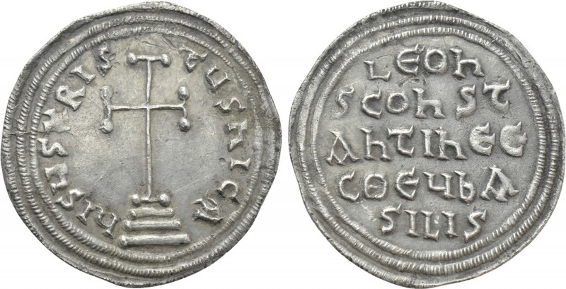 LEO III THE "ISAURIAN", with CONSTANTINE V (717-741). Miliaresion. Constantinopl...