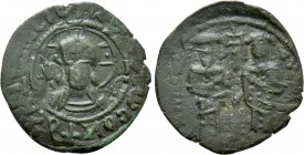 ANDRONICUS II with MICHAEL IX (1295-1320). Assarion. Constantinople.