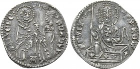 ITALY. Venice. Andrea Dandolo (1343-1354). AR Mezzanino Nuovo.