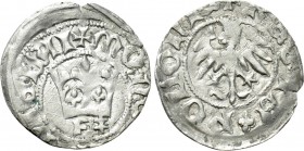 POLAND. Wladislaw II I (1138-1146). 1/2 Groschen. Kraków.
