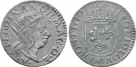 ITALY. Livorno. Ferdinando II de' Medici (1621-1670). Liigino (1660).
