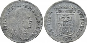 ITALY. Massa di Lunigiana. Alberico II Cybo Malaspina (1662-1690). 8 Bolognini (1664).