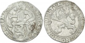 ITALY. Messerano. Francesco Filiberto Ferrero Fieschi (1584-1629). AR Talero da 70 Soldi (1586). Imitation of Lion Dollar or Leeuwendaalder.