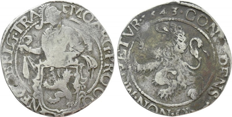 NETHERLANDS. Utrecht. Lion Dollar or Leeuwendaalder (1643). 

Obv: MO ARG PRO ...