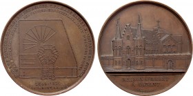 BELGIUM. Leopold I (1831-1865). Ae Medal. Commemorating the Opening of the Maison d'arrêt. By J. Wiener. Dated (1849-51).