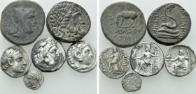 6 Greek Coins.