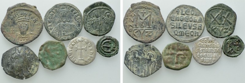 7 Byzantine Coins. 

Obv: .
Rev: .

. 

Condition: See picture.

Weight...