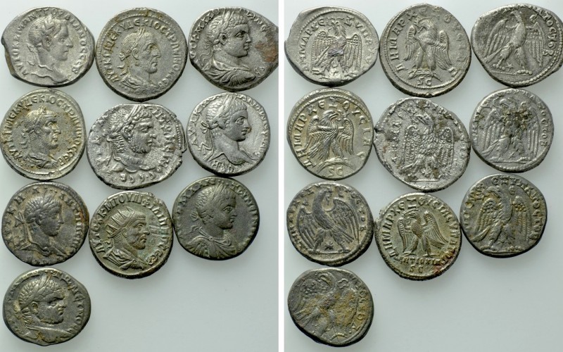 10 Roman Provincial Tetradrachms. 

Obv: .
Rev: .

. 

Condition: See pic...