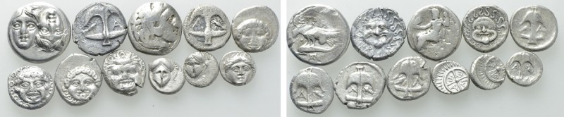 12 Greek Coins; Mesembria; Istros etc.

Obv: .
Rev: .

.

Condition: See ...