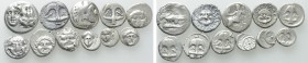 12 Greek Coins; Mesembria; Istros etc.