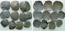 11 Byzantine Coins; Palaeologean Dynasty etc.