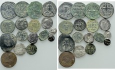 17 Coins; Roman, Greek, Crusaders etc.