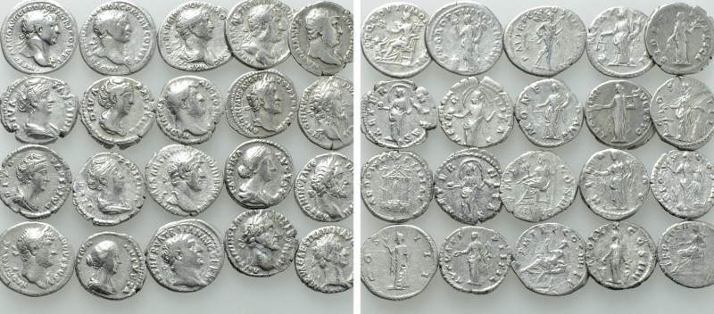 20 Denarii; Hadrian, Trajan etc. 

Obv: .
Rev: .

. 

Condition: See pict...