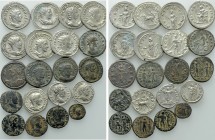 20 Roman Coins; Caracalla, Probus etc.