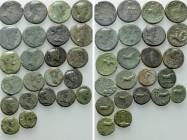 23 Roman Provincial Coins of the Julio Claudian Dynasty.
