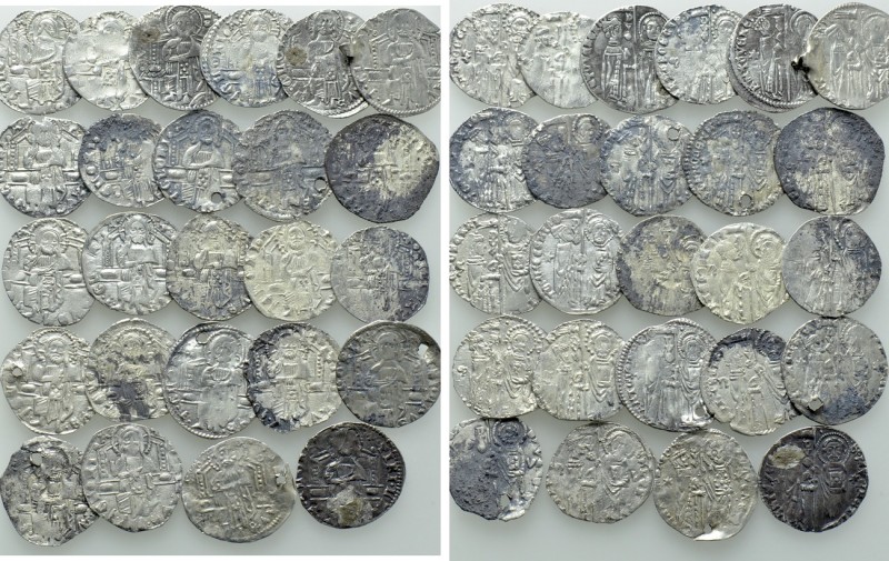 25 Grossi of Venice; Some With Holes. 

Obv: .
Rev: .

. 

Condition: See...