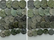 26 Roman Coins; Carus, Hostilian etc.